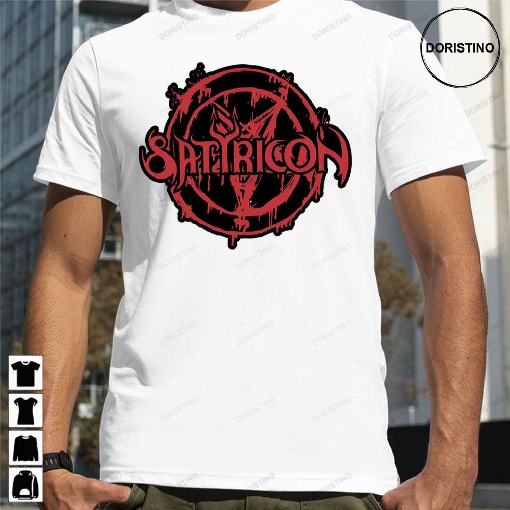 Metal Logo Satyricon Trending Style